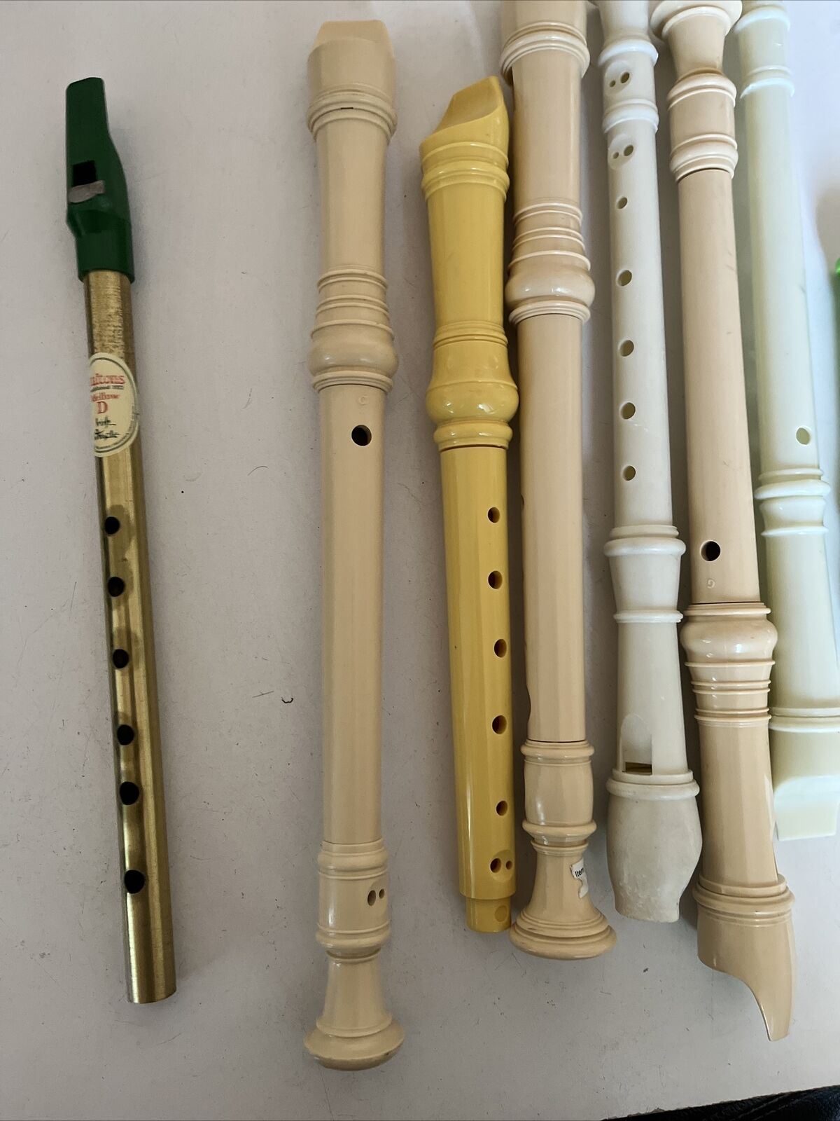 7x Lot Recorders And Irish Whistle