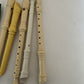 7x Lot Recorders And Irish Whistle