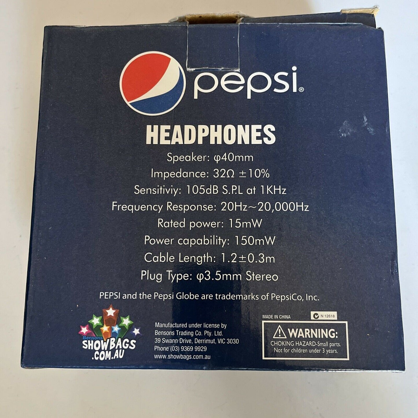 Pepsi Headphones For Parts Or Repair