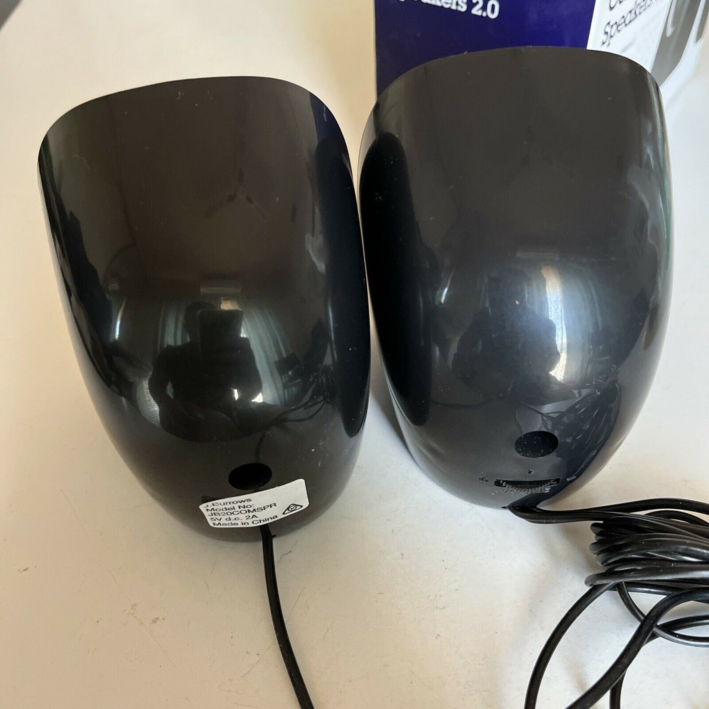 J. Burrows Computer Speakers 2.0 USB Powered Retro Unit