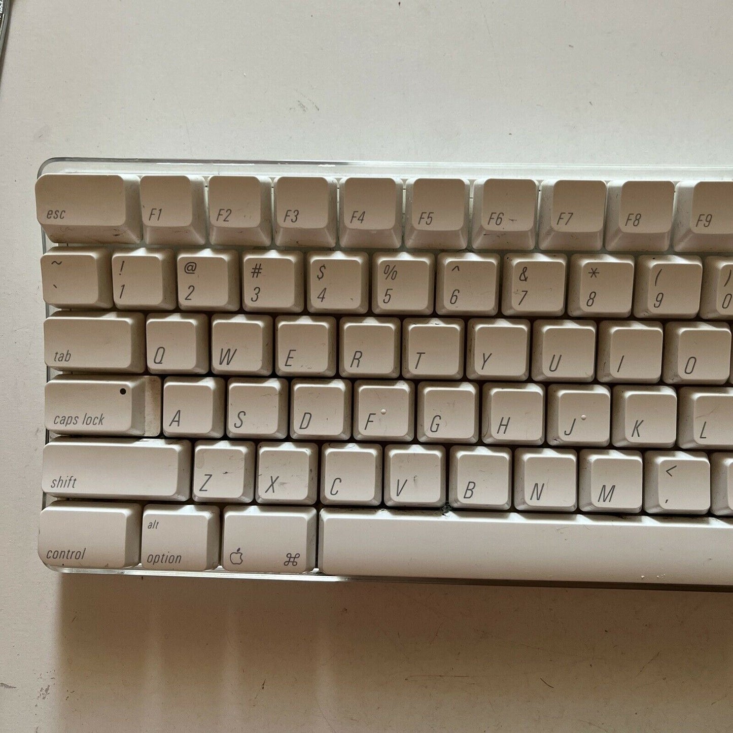 Apple Wireless Keyboard A1016 -Turns on but untested. Sold for parts or repair