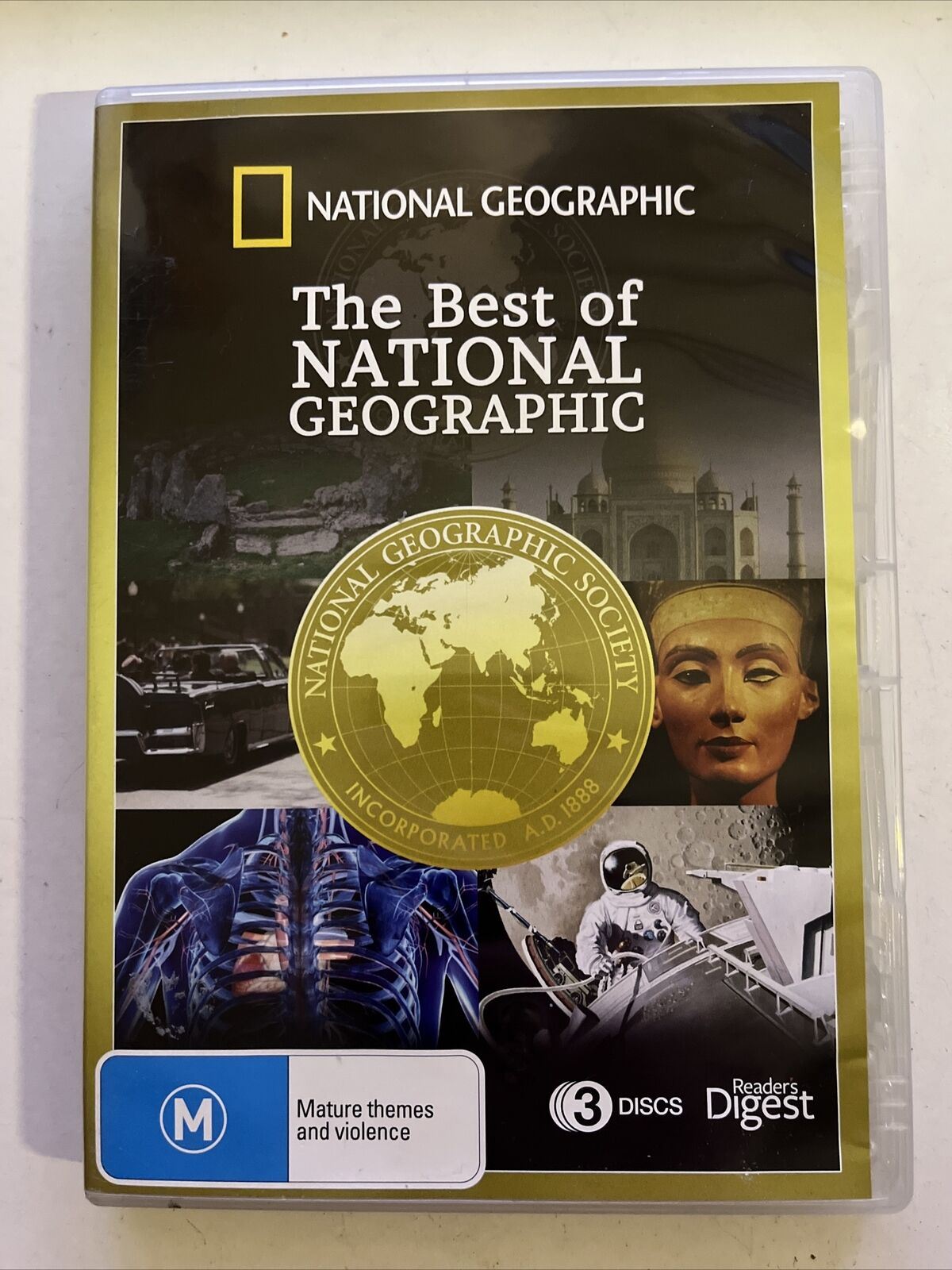 The Best Of National Geographic (DVD, 3-Disc) Documentary Egypt, JFK, Adam & Eve