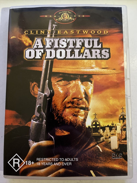 A Fistful of Dollars  (DVD, 1966) Clint Eastwood. Sergio Leone Film. Region 4