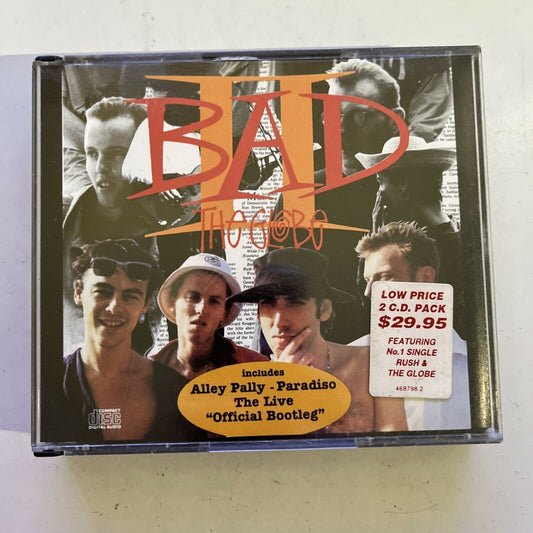 Big Audio Dynamite II - The Globe + Live Official Bootleg CD, 2-Disc Album,1991