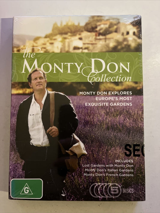 *New Sealed* The Monty Don Collection -Explores Europe Most Exquisite Garden DVD