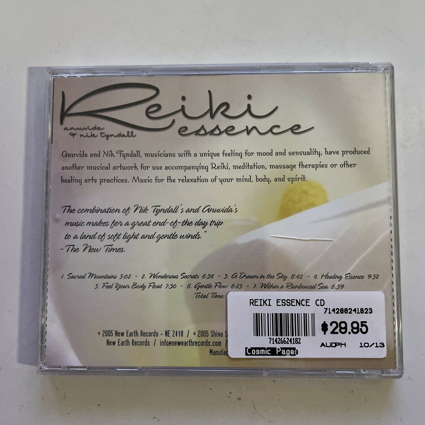 Anuvida - Reiki Essence CD - Relaxation & Healing Album