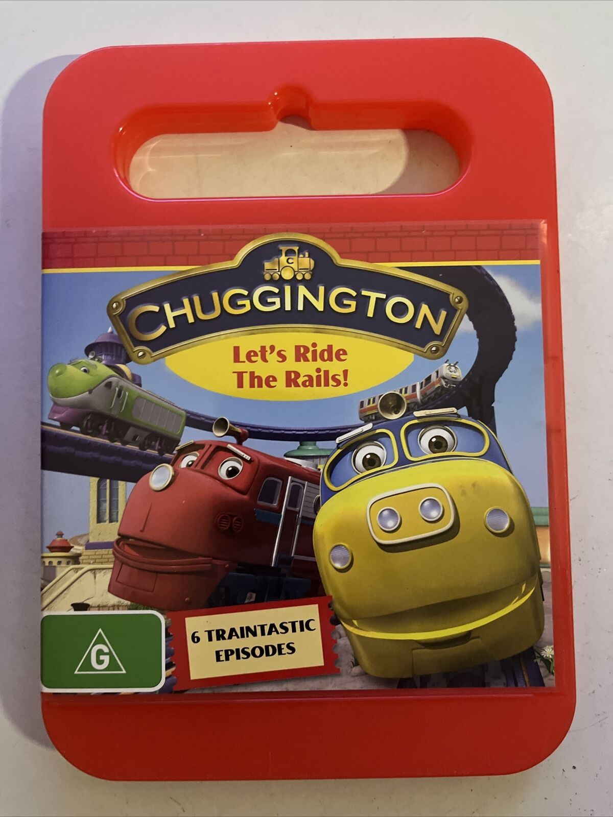 Chuggington Us Let's Ride The Rails Chuggington - Let's Ride The Rails (DVD, 2008) Region 4 – Retro Unit