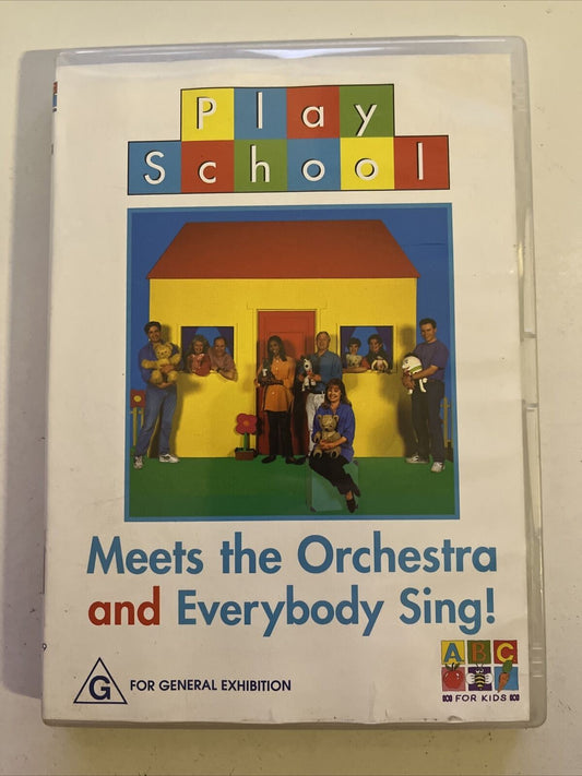 Play School - Everybody Sing! / Meets The Orchestra (DVD, 1995) Region 4