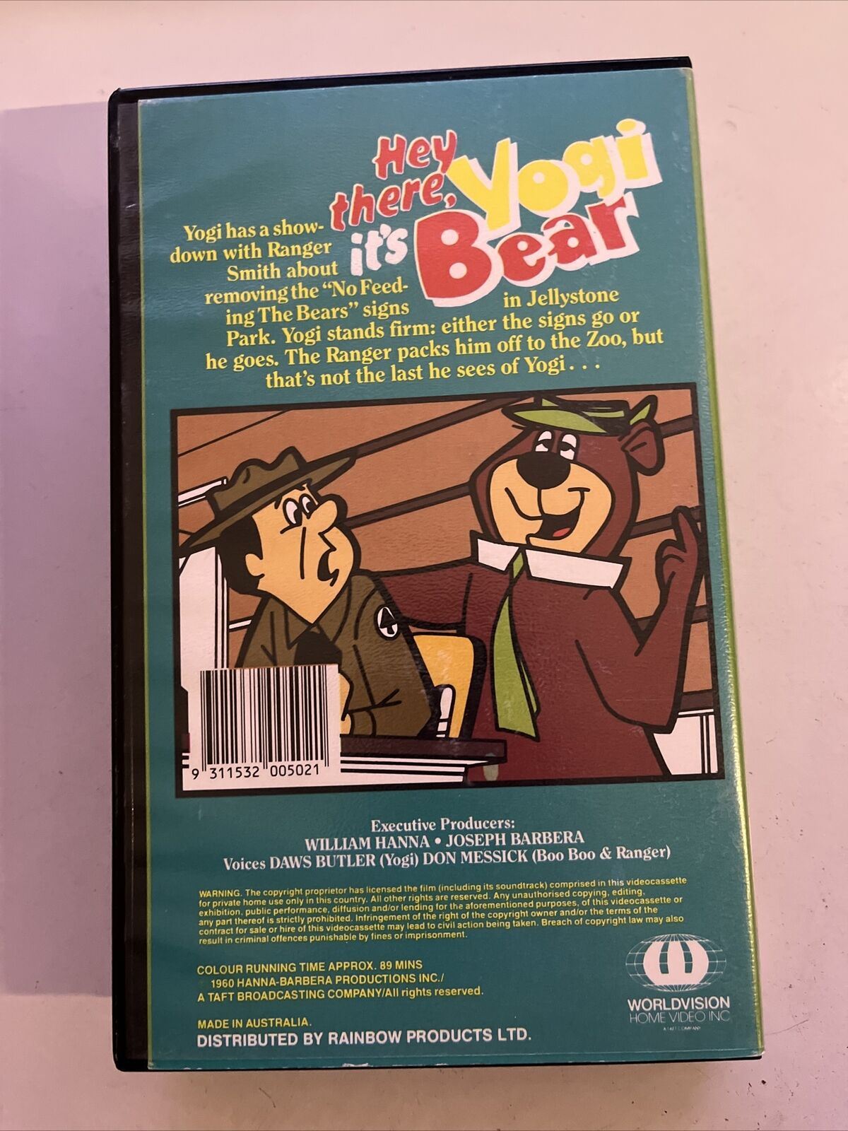 Hey There, It's Yogi Bear VHS PAL 1960