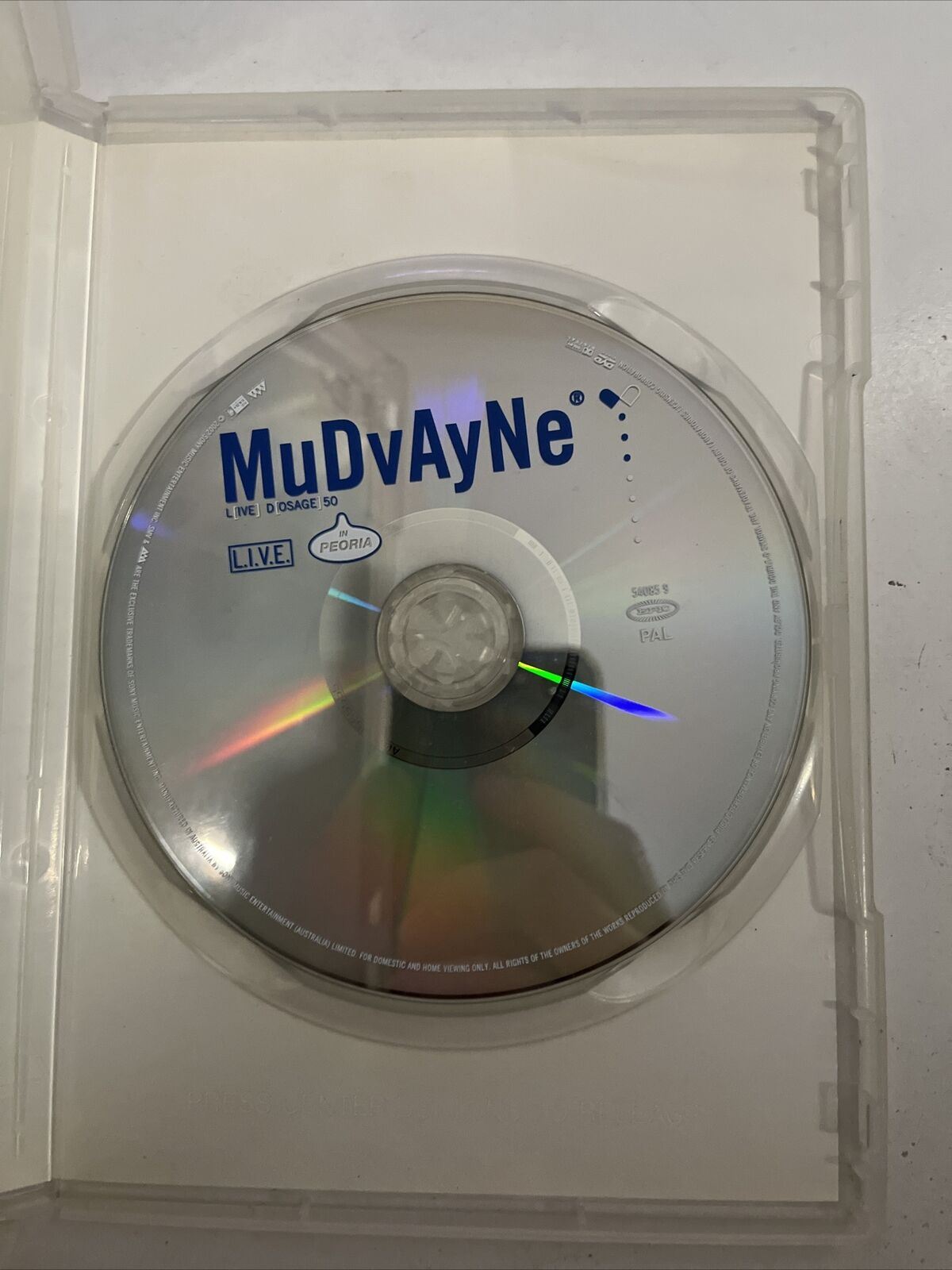 Mudvayne - Live Dosage 50 - Live In Peoria (DVD, 2001) All Regions
