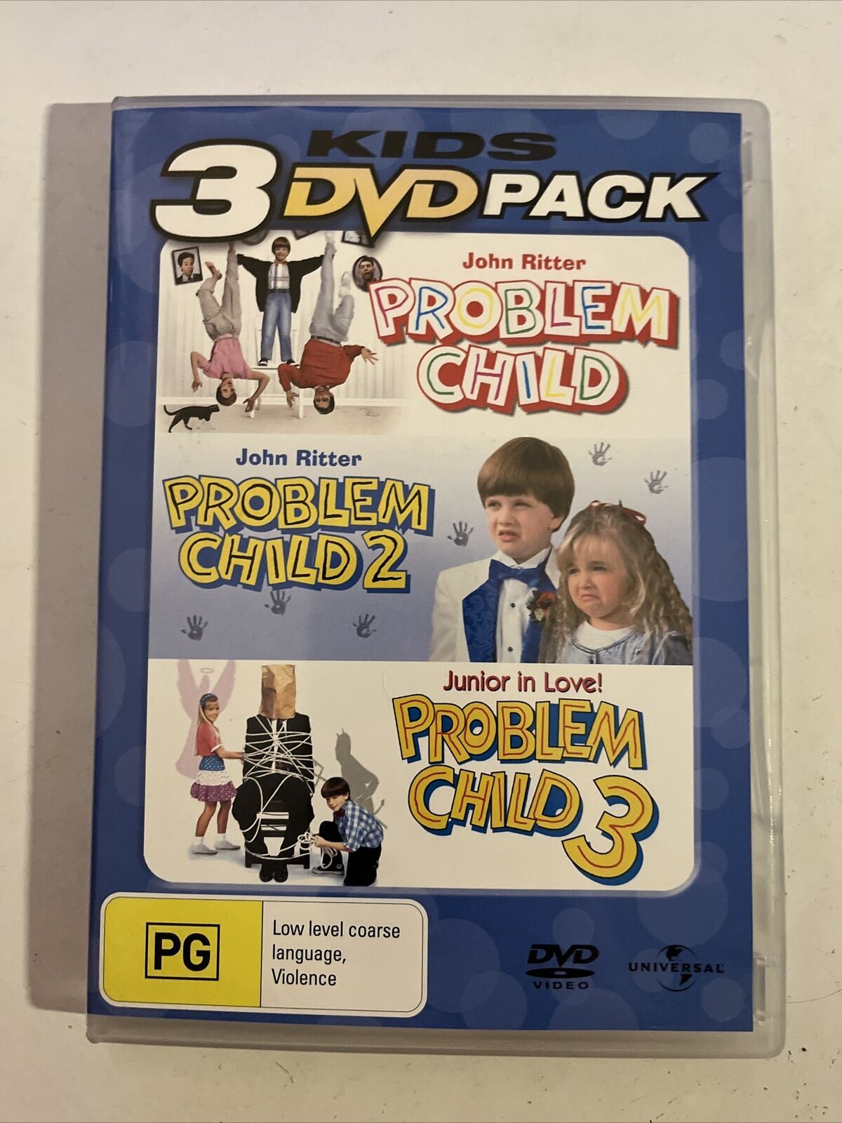 Problem Child John R Problem Child Trilogy 1,2,3 (DVD) John Ritter. Region 4 – Retro Unit