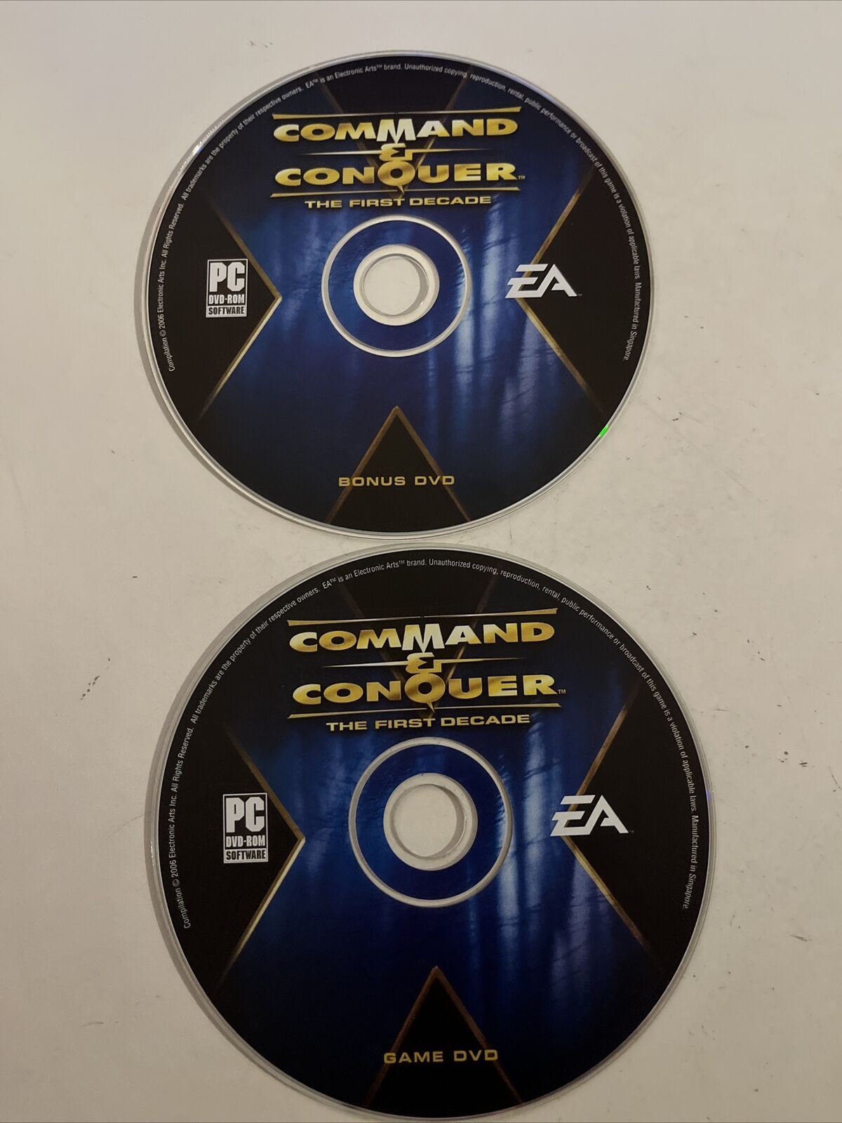 Command & Conquer The First Decade - PC Windows DVD EA Red Alert games