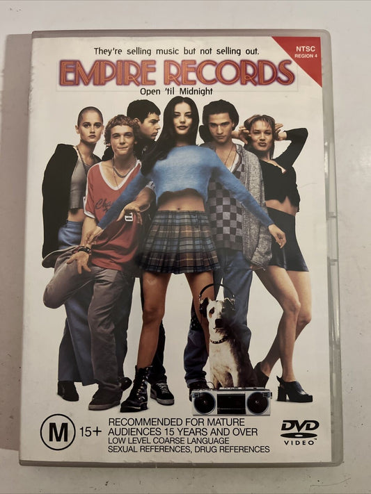 Empire Records  (DVD, 1995) Anthony La Paglia, Renee Zellweger. Region 4