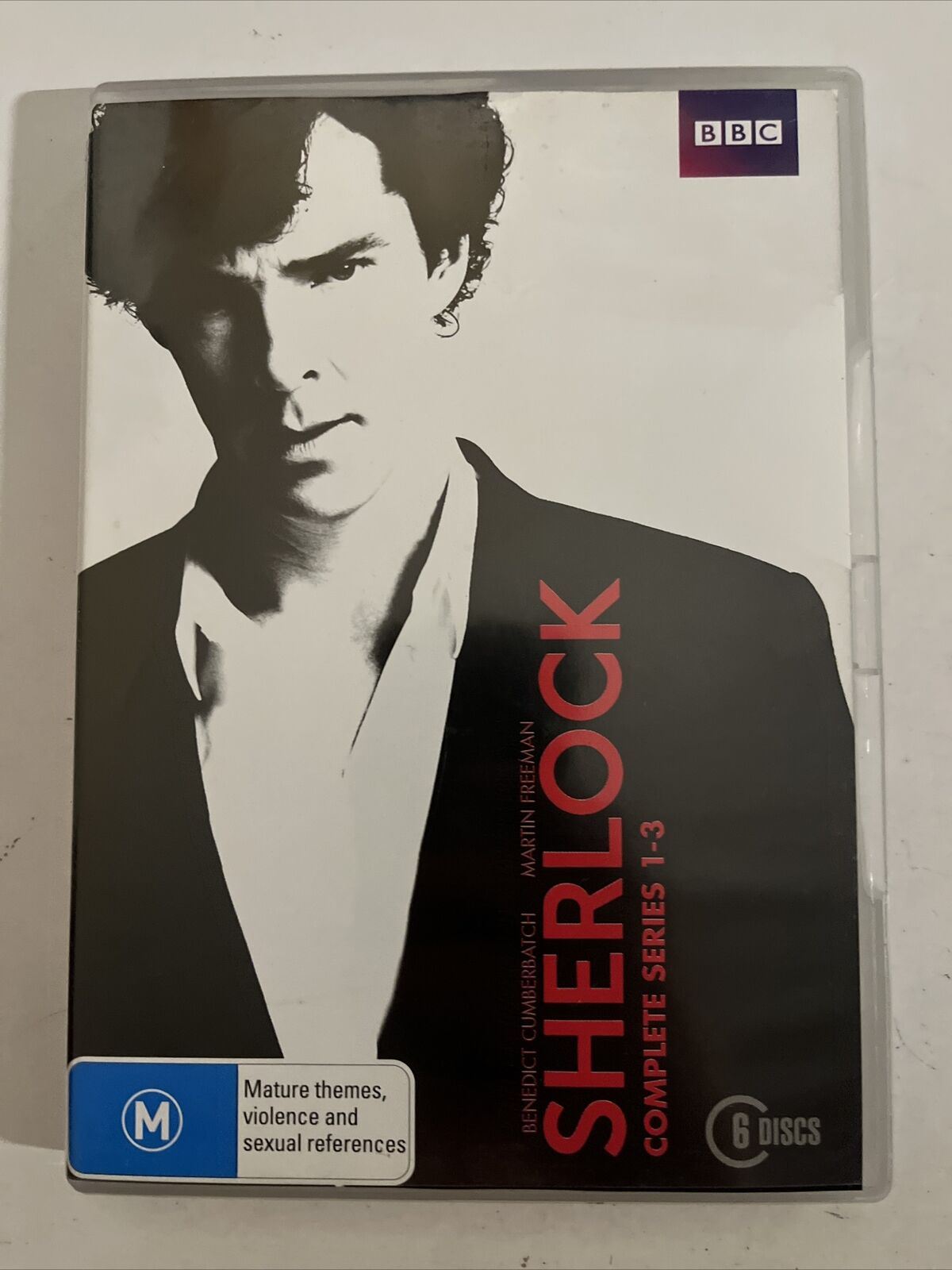 Sherlock - Complete Series 1-3 (DVD, 2010) Benedict Cumberbatch, Martin Freeman