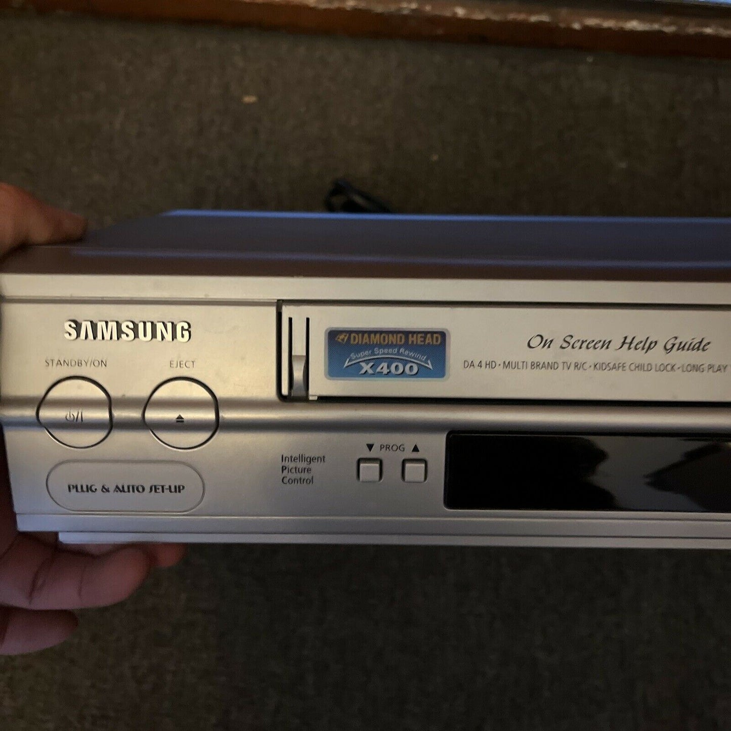 SAMSUNG Video Cassette Recorder SV-450B VCR VHS PLAYER with Remote Long Play