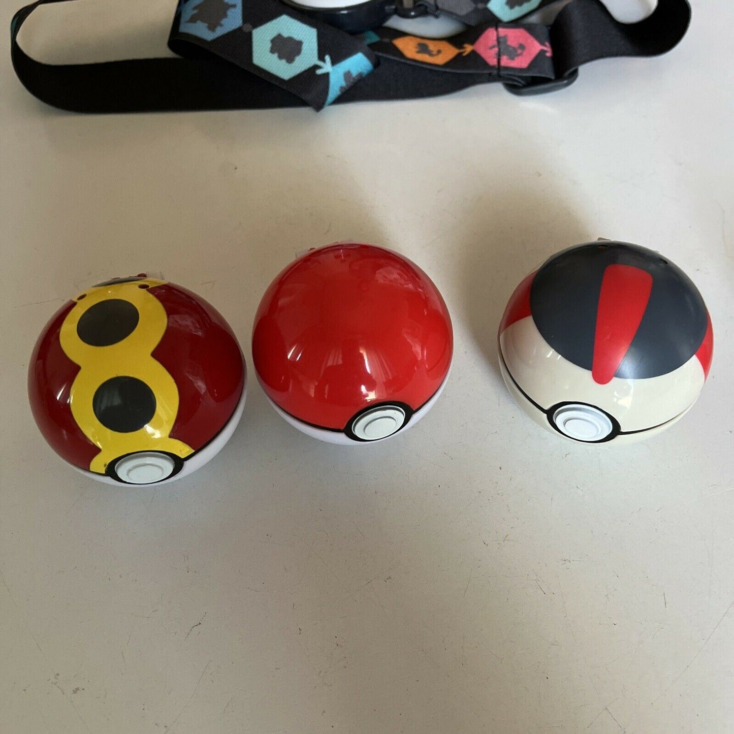 Bulk Lot Pokemon Balls and Pokemon Belt Clip-n-go