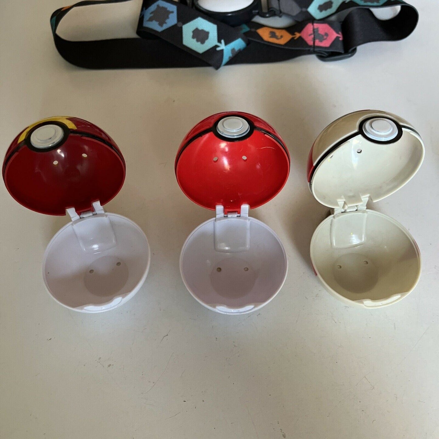Bulk Lot Pokemon Balls and Pokemon Belt Clip-n-go