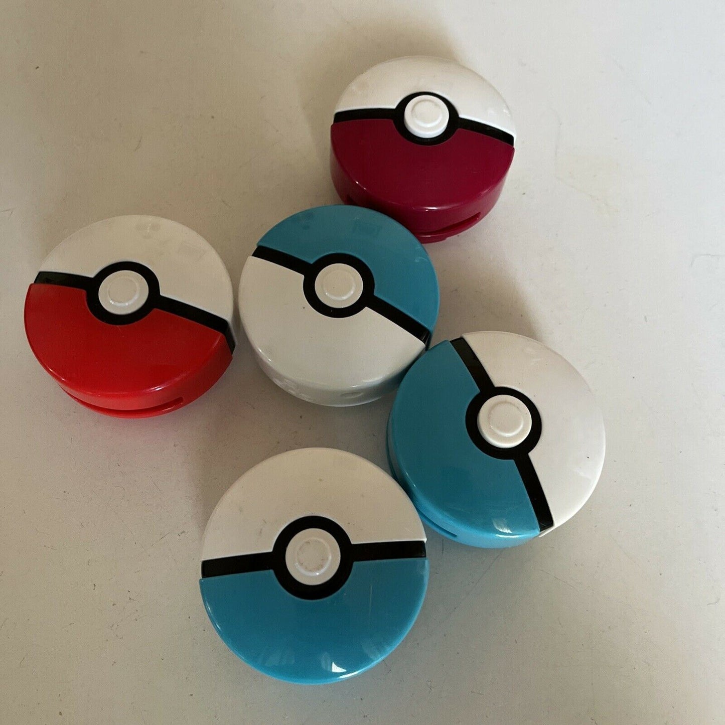 Bulk Lot Pokemon Balls and Pokemon Belt Clip-n-go