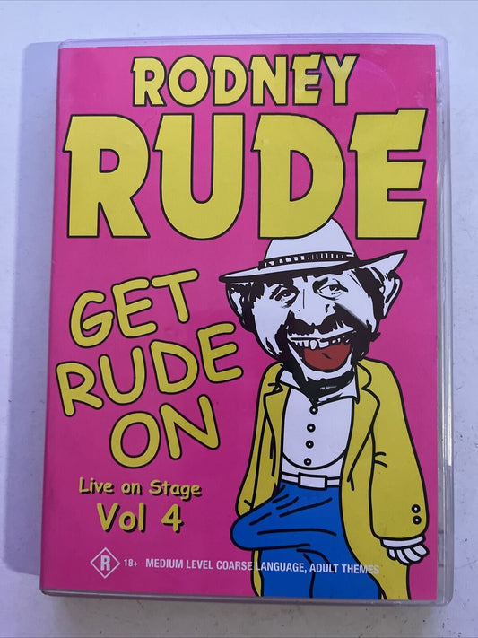 Rodney Rude - Get Rude On  (DVD, 2002) Live on Stage. All Regions