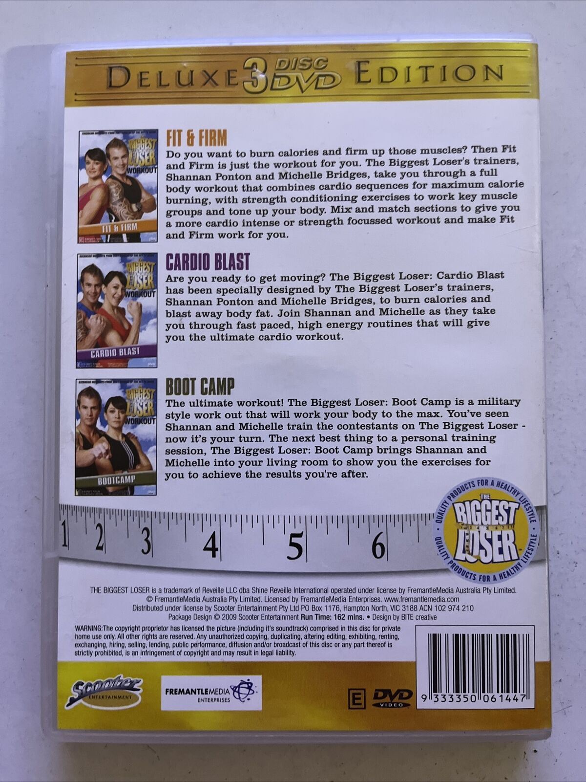 The Biggest Loser Workout 2: Fit & Firm/ Cardio Blast / Bootcamp DVD  All Region