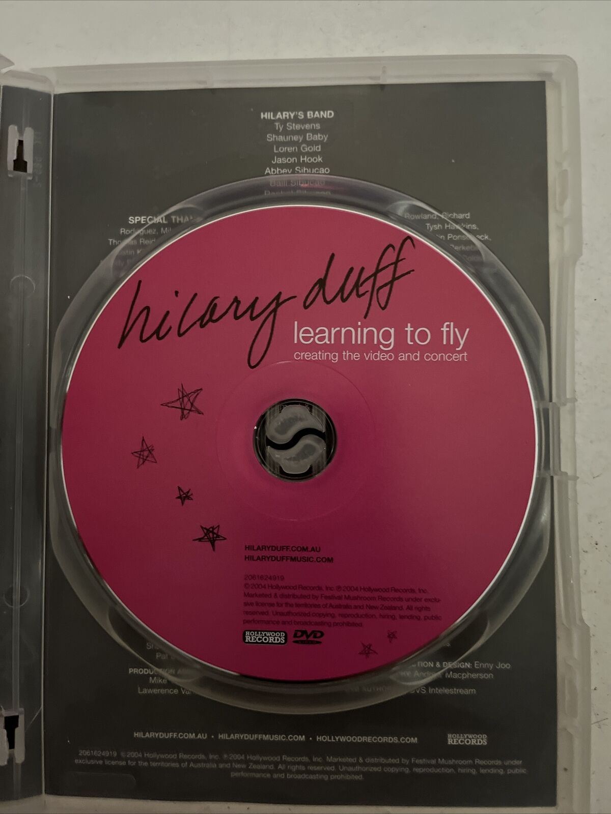 Hilary Duff - Learning To Fly (DVD, 2004) All Regions