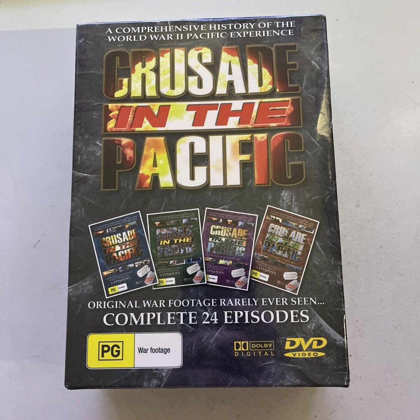 *New Sealed* Crusade in the Pacific DVD WWII World War II Boxed Set Complete