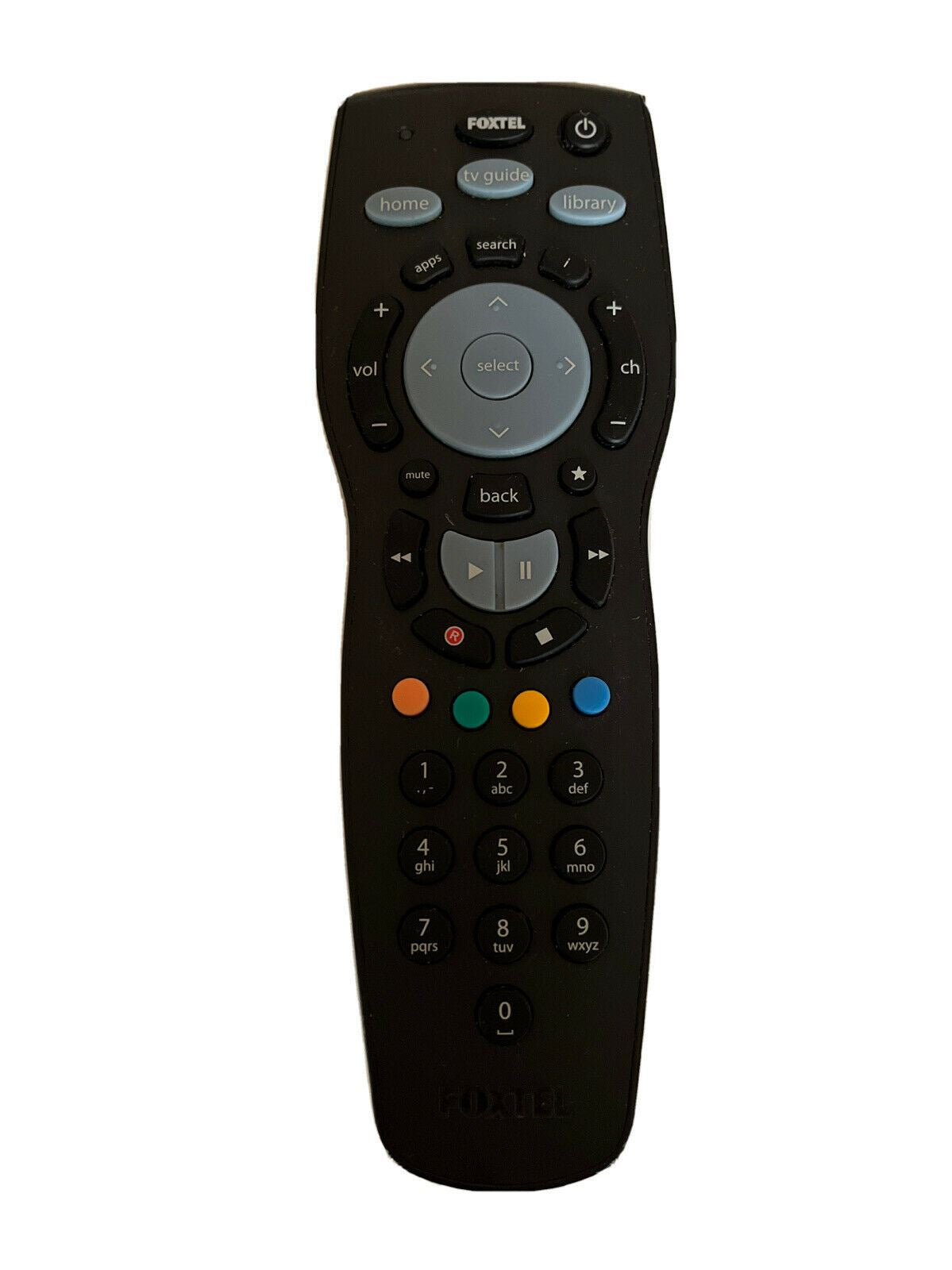 Genuine Foxtel iQ3 Remote Control RC3244001/01BR – Retro Unit