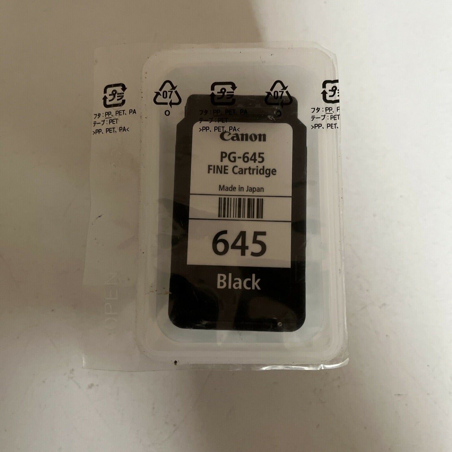 Genuine Canon PG 645 Ink Fine Cartridge Black