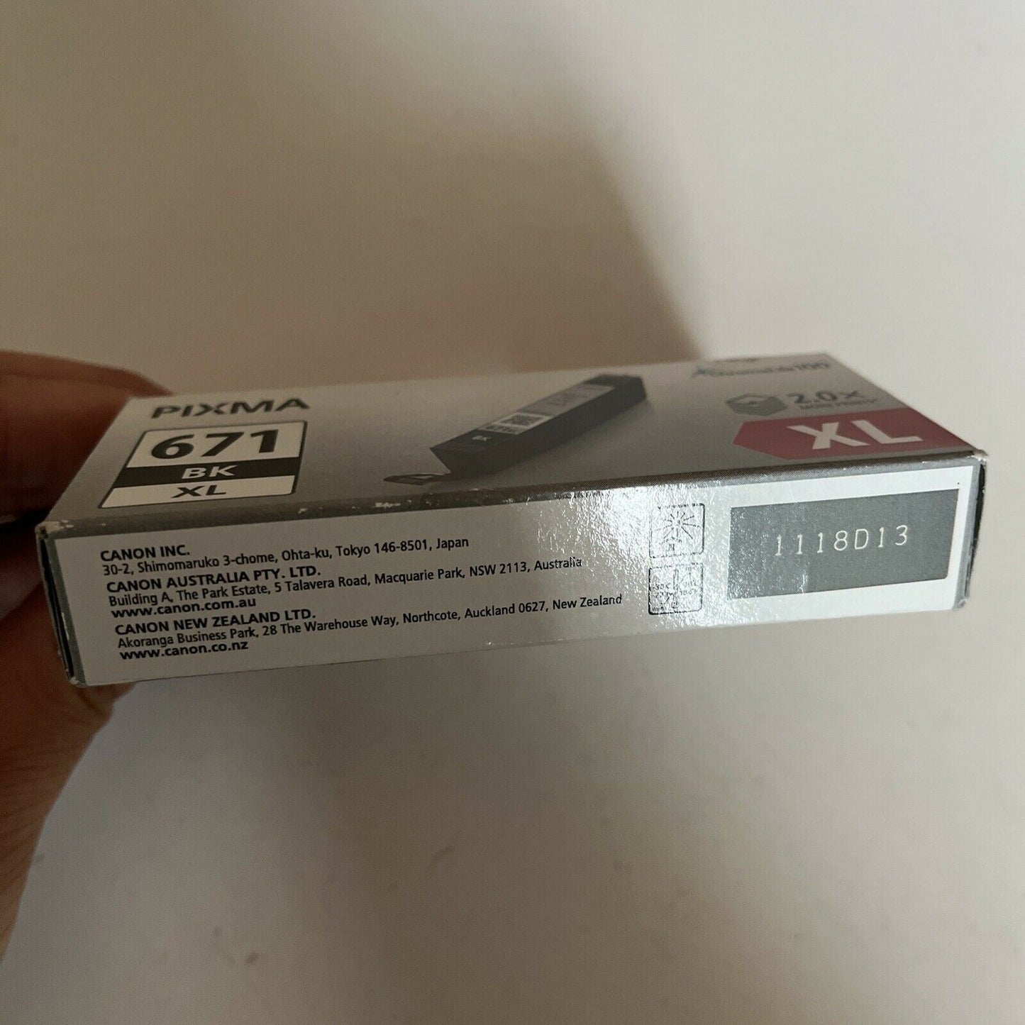 NEW Genuine Canon 671XL Ink Cartridge - Black For Pixma Printers