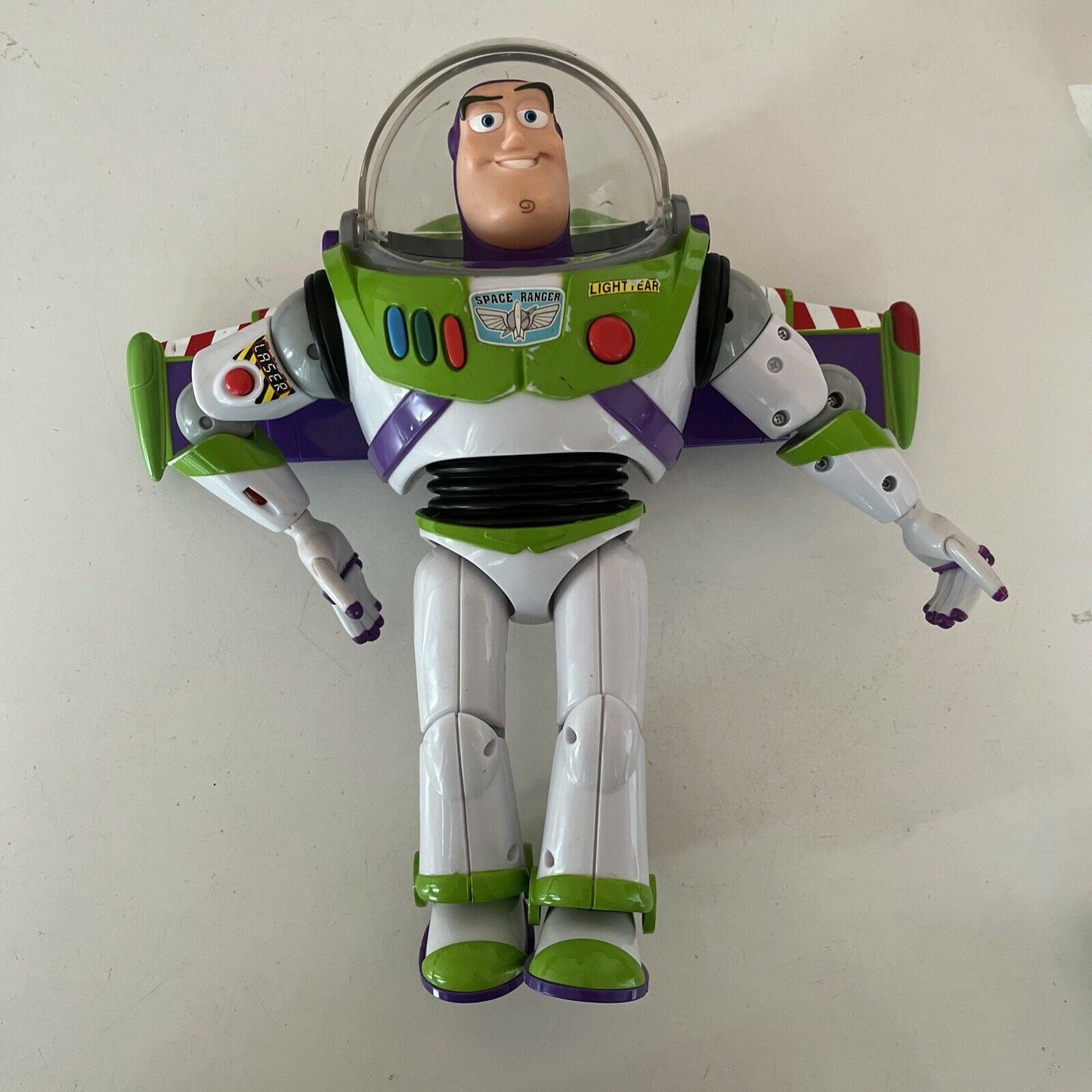 Buzz Lightyear Thinkway Toys Talking Action Figure Disney Pixar 12"