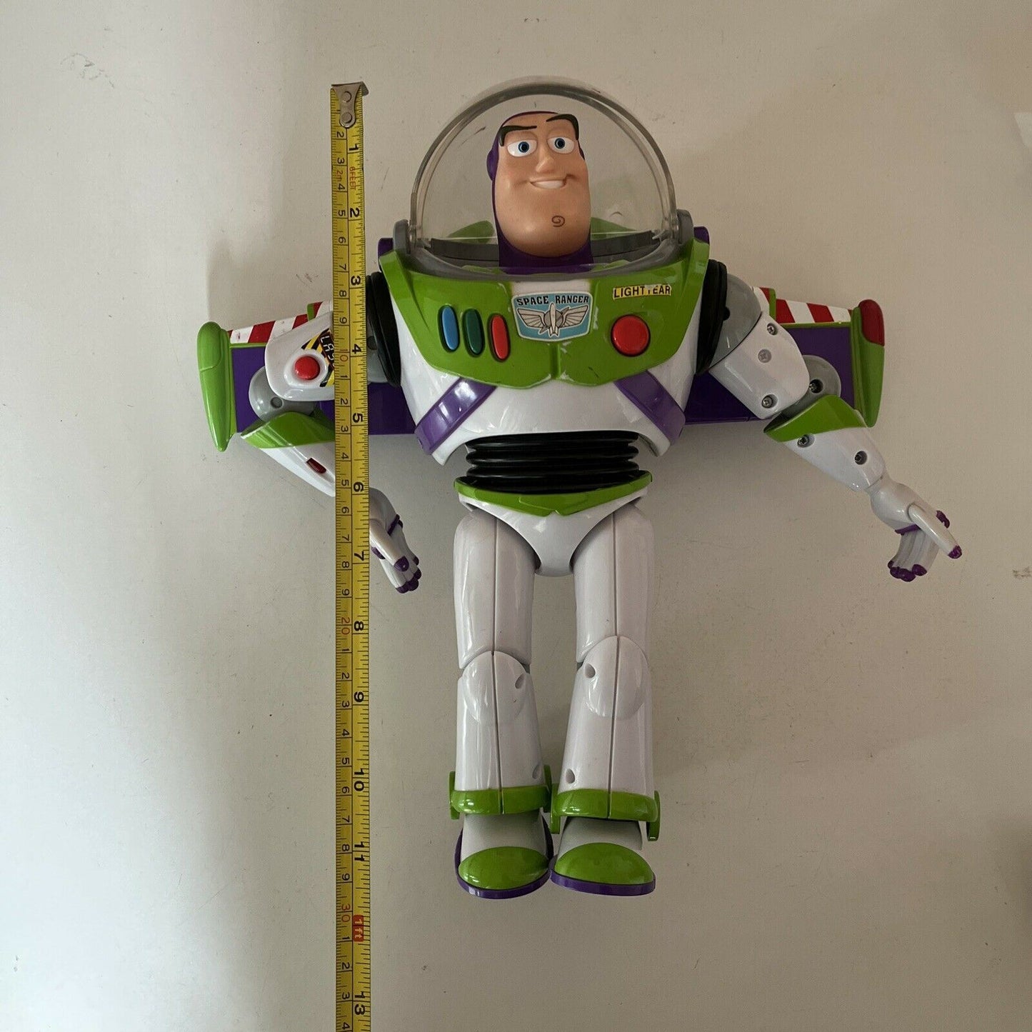 Buzz Lightyear Thinkway Toys Talking Action Figure Disney Pixar 12"