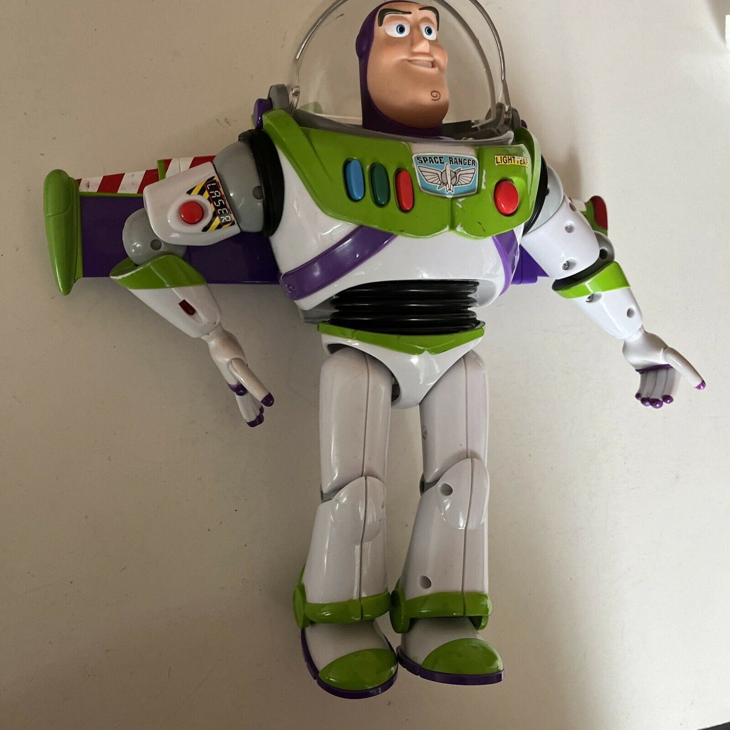 Buzz Lightyear Thinkway Toys Talking Action Figure Disney Pixar 12"