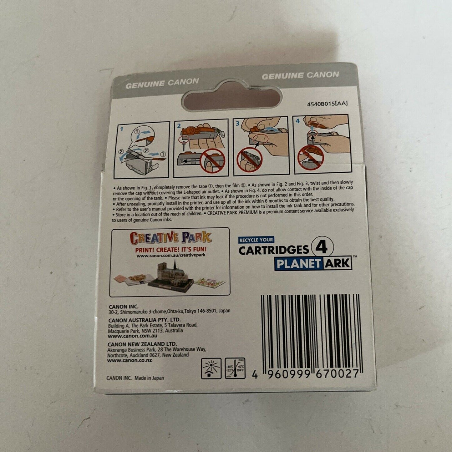 Canon CLI 526 Ink Cartridge Photo Black (CLI526BK)