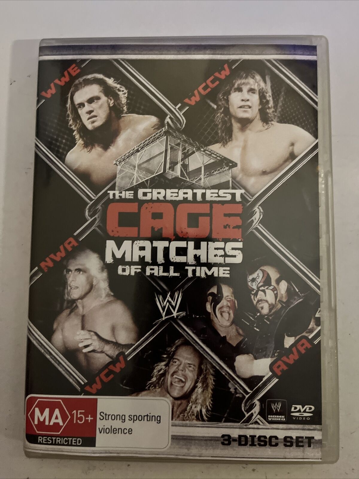 WWE The Greatest Cage Matches Of All Time (DVD, 3-Disc Set, 2011) Regi ...