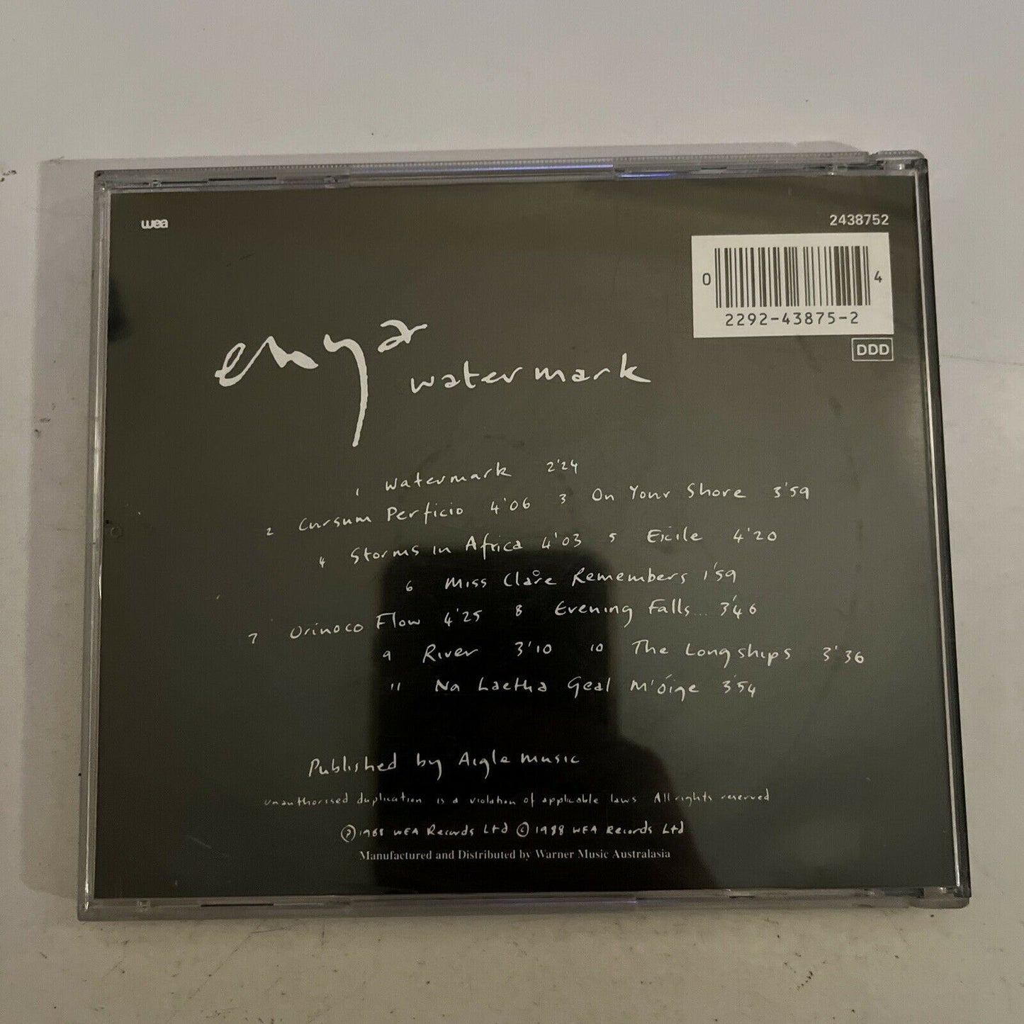 Enya - Watermark (CD, 1988) Album