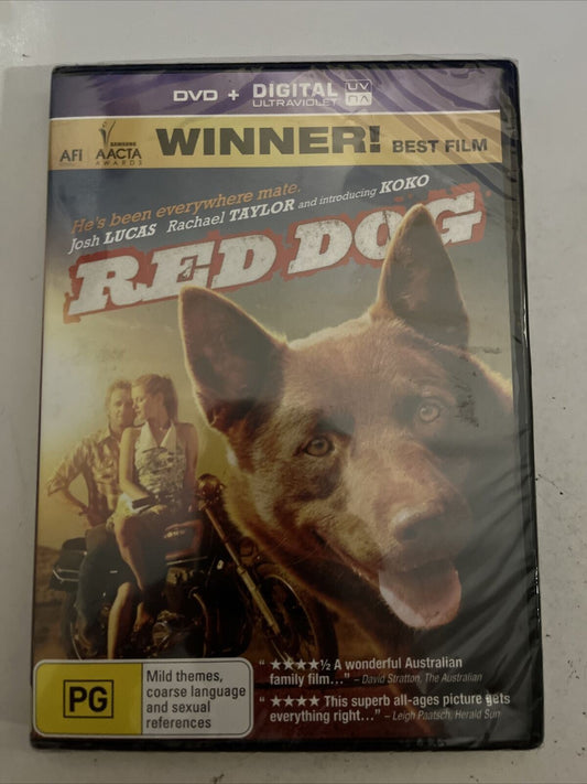 *New Sealed* Red Dog (DVD,2011) Josh Lucas, Rachael Taylor. Aussie Film Region 4