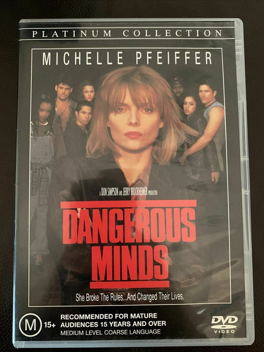 Dangerous Minds (DVD, 1995) Michelle Pfeiffer, George Dzundza - Region 4