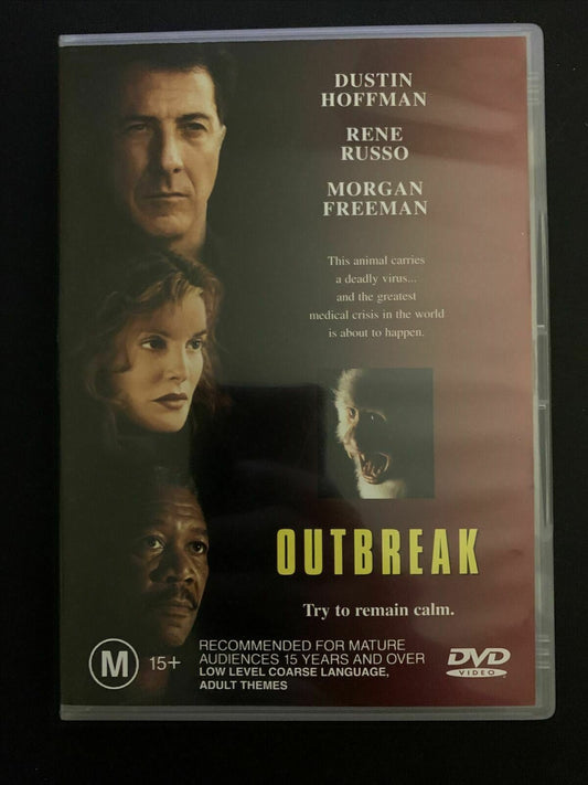 Outbreak (DVD, 1995) Dustin Hoffman, Rene Russo, Morgan Freeman - Region 4