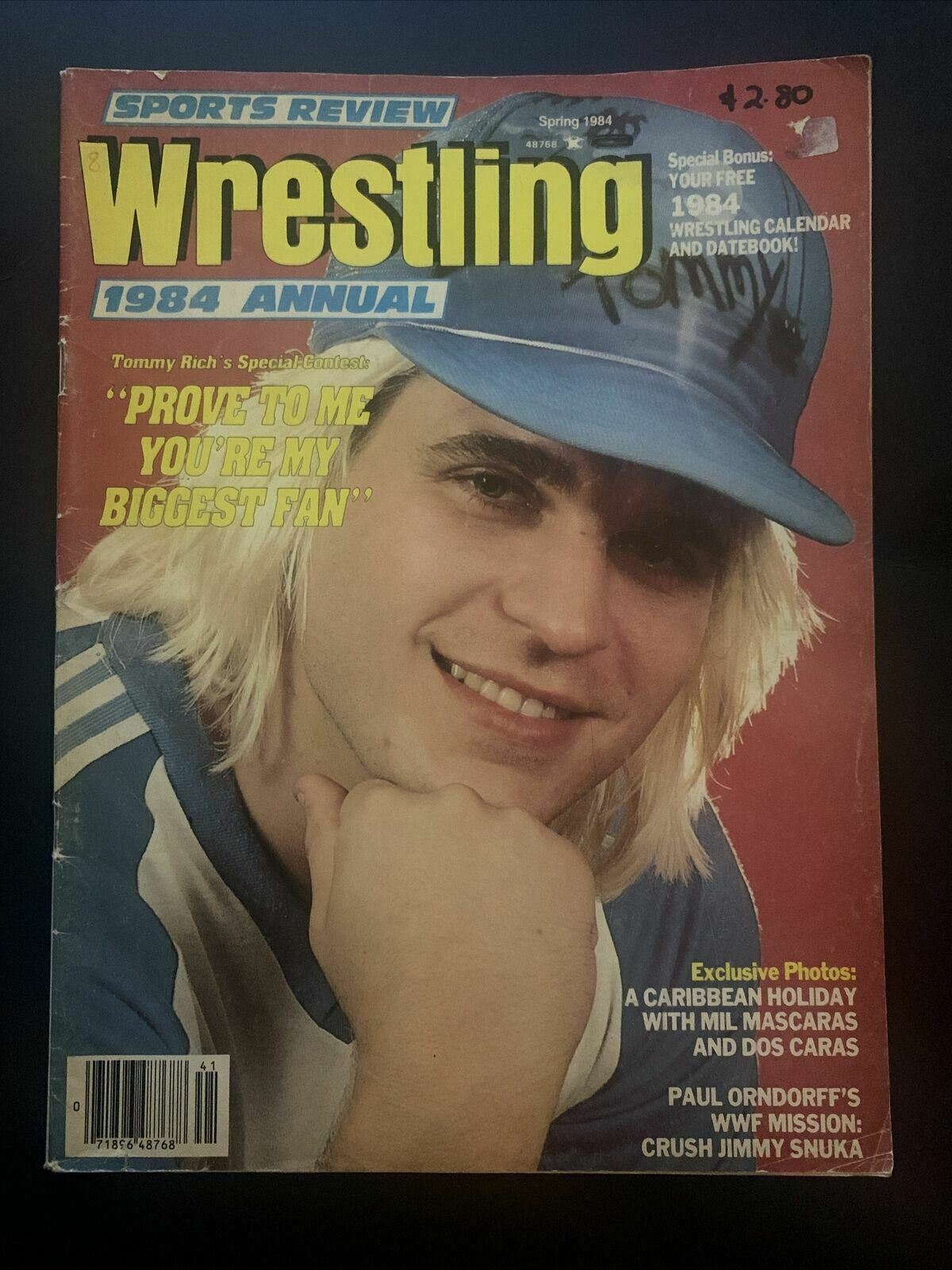Sports Review Wrestling Magazine Spring 1984 - 1984 Annual Review, Tommy Rich