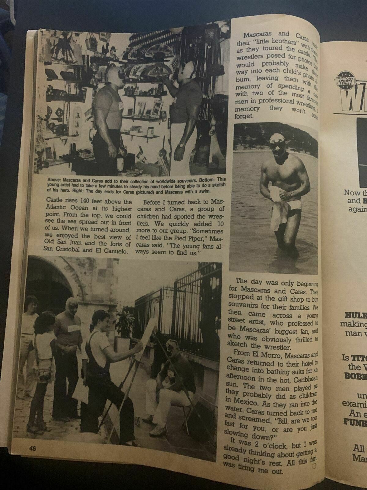 Sports Review Wrestling Magazine Spring 1984 - 1984 Annual Review, Tommy Rich