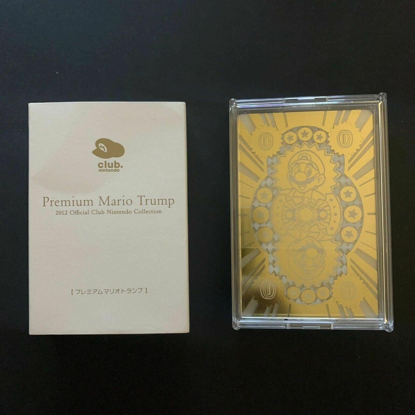 Mario Trump Premium Mario Trump Cards - 2012 Official Club Nintendo Collection Lim ...