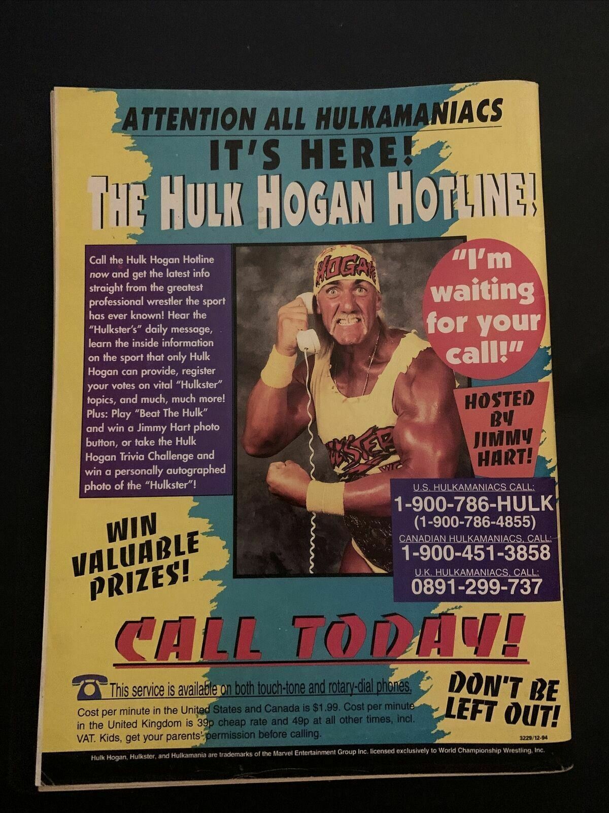 The Wrestler Magazine September 1995 - Undertaker, Diesel, Bret, Sid