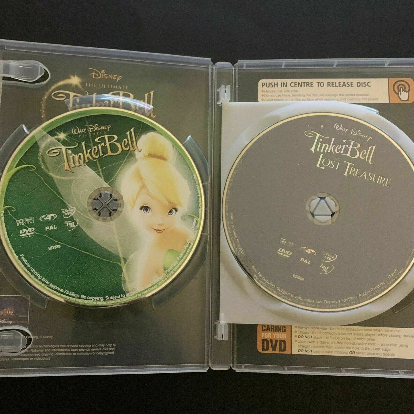 4x Disney TinkerBell Ultimate Movies DVD Collection