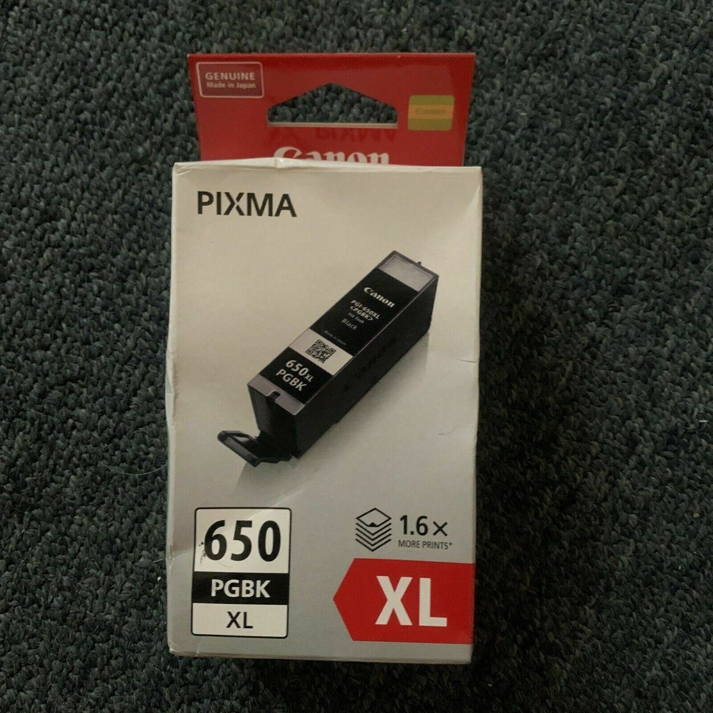 Canon PGI-650XLBK Black High-Capacity Pigment Ink Tank (Genuine) 500 A4 PAGES