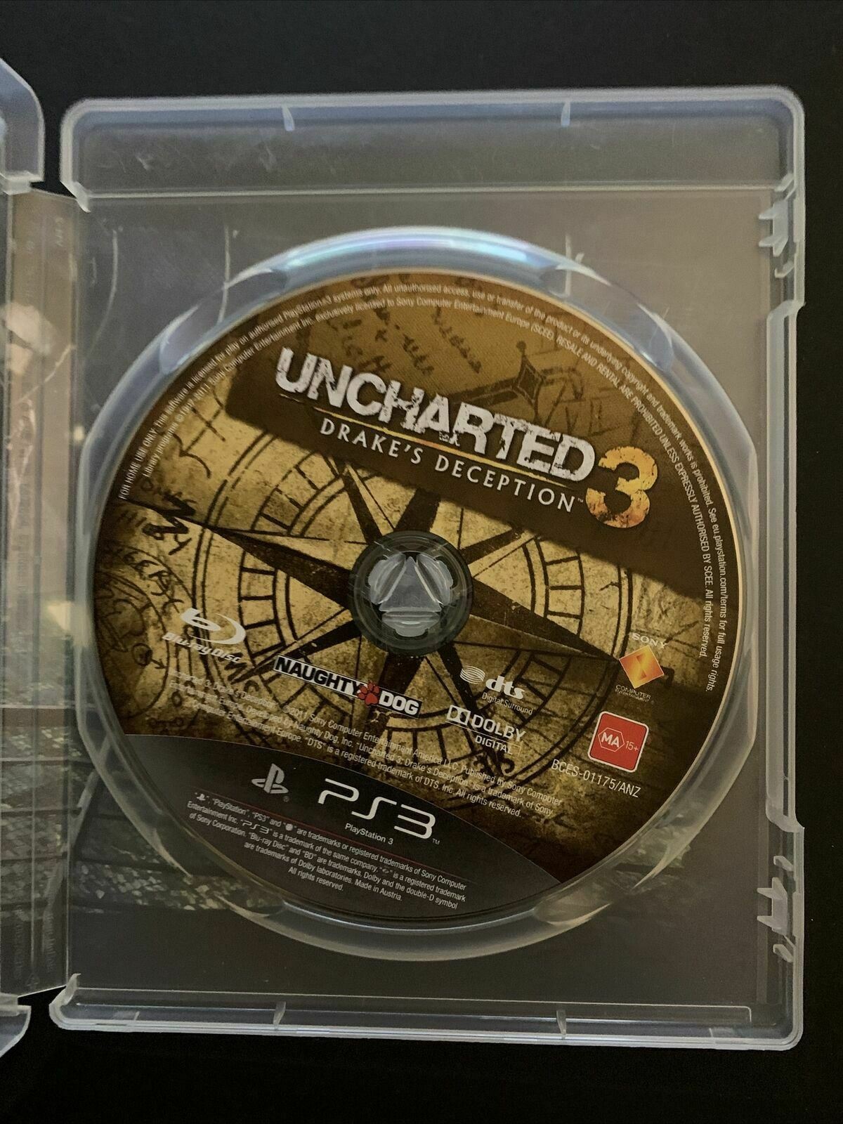 Uncharted 3: Drake's Deception - PS3 Playstation 3 Game