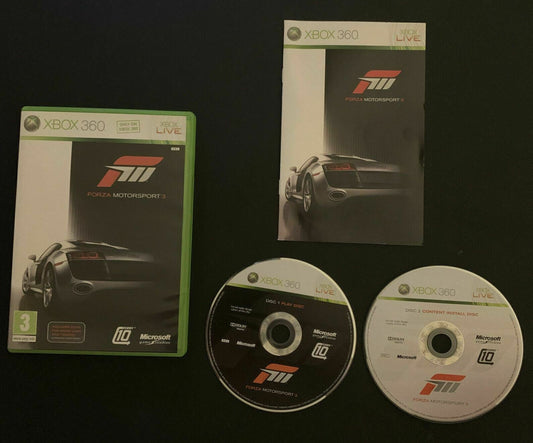 Forza Motorsport 3 - Microsoft 360 PAL Game with Manual