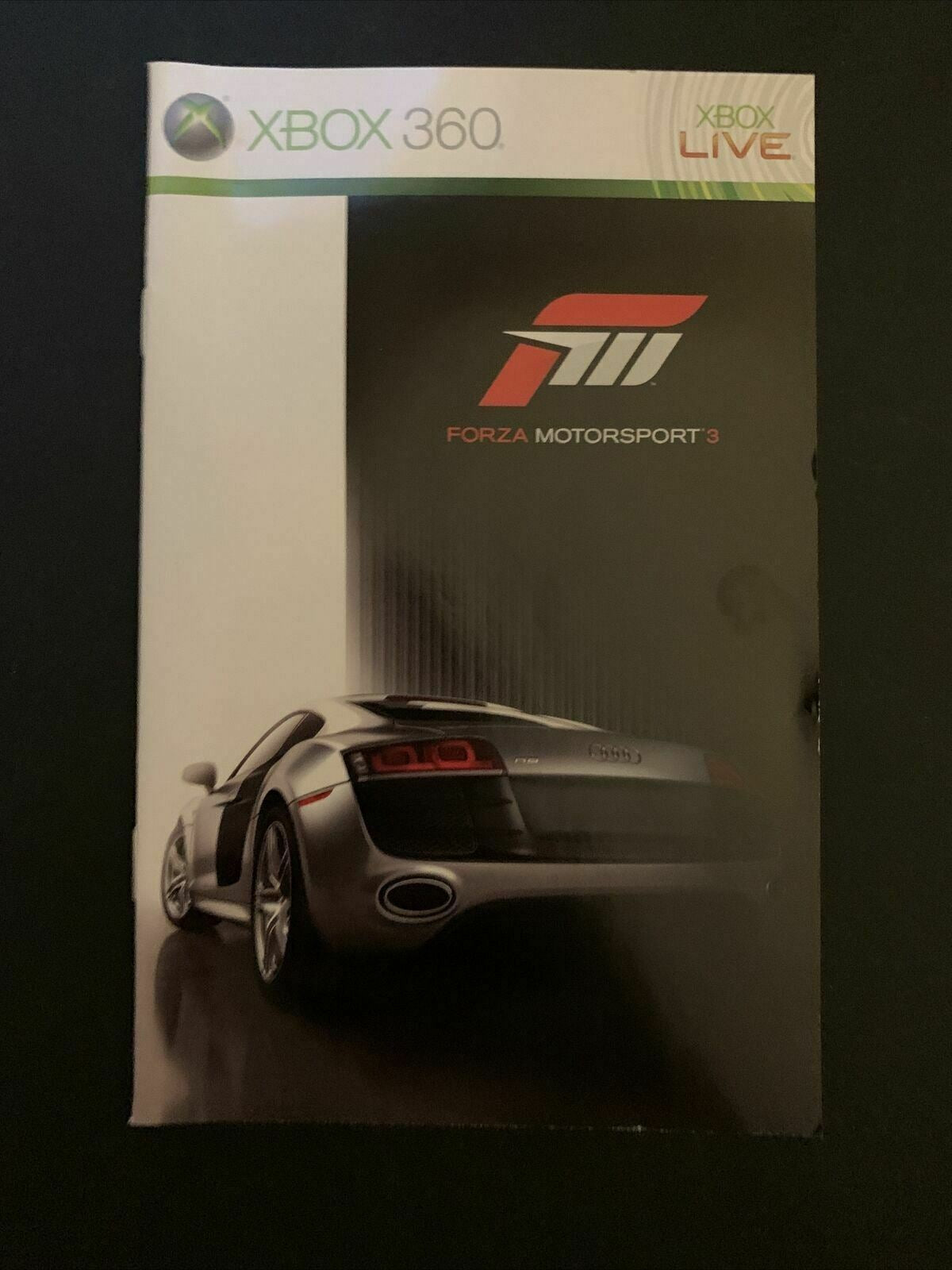Forza Motorsport 3 - Microsoft 360 PAL Game with Manual