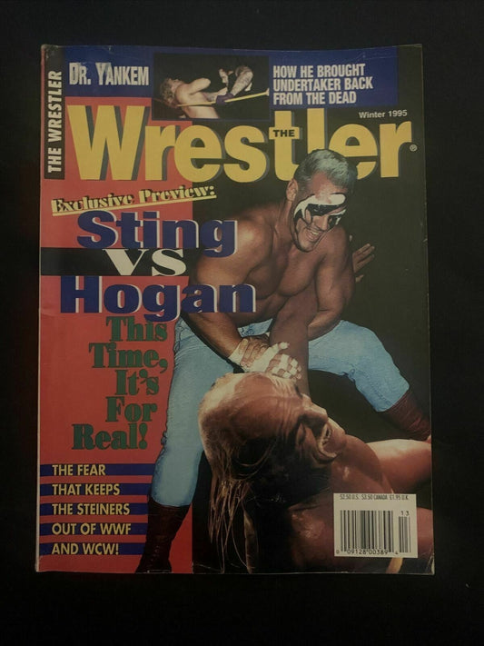 The Wrestler Magazine Winter 1995 - Sting vs Hogan, Dr Yankem, Undertaker