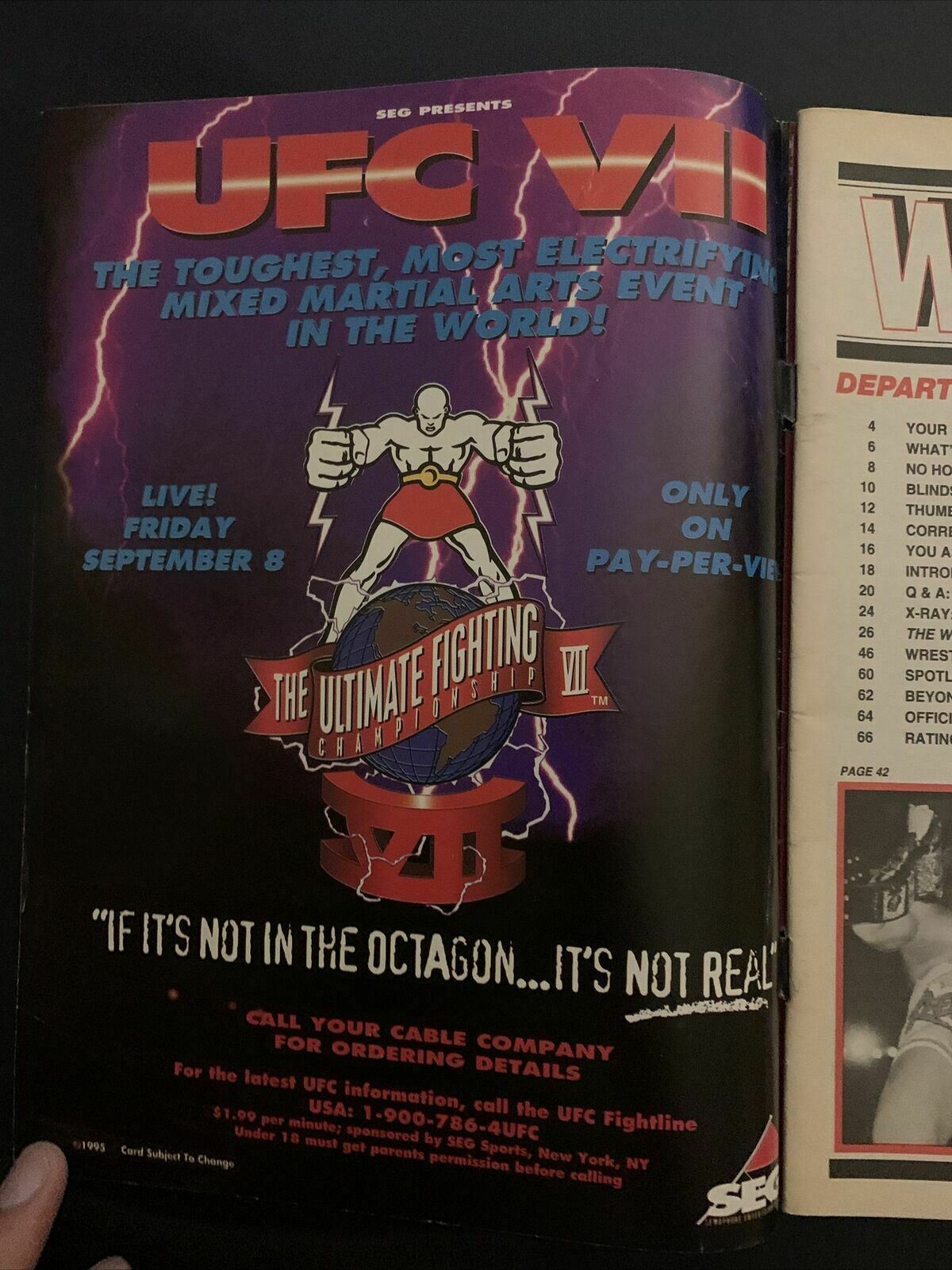 The Wrestler Magazine November 1995 - Mabel Monarchy, Savage, Jarrett, Ramon