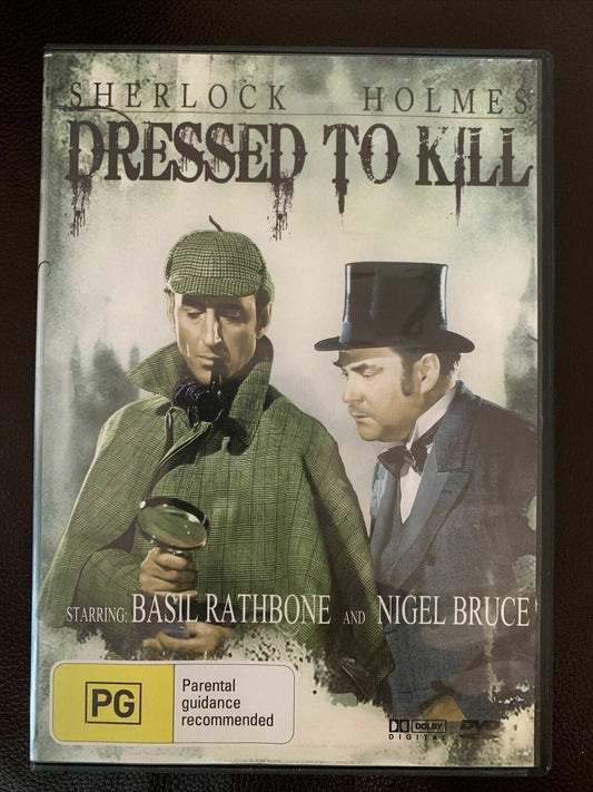 Sherlock Holmes: Dressed to Kill (DVD, 1946) Basil Rathbone, Nigel Bruce